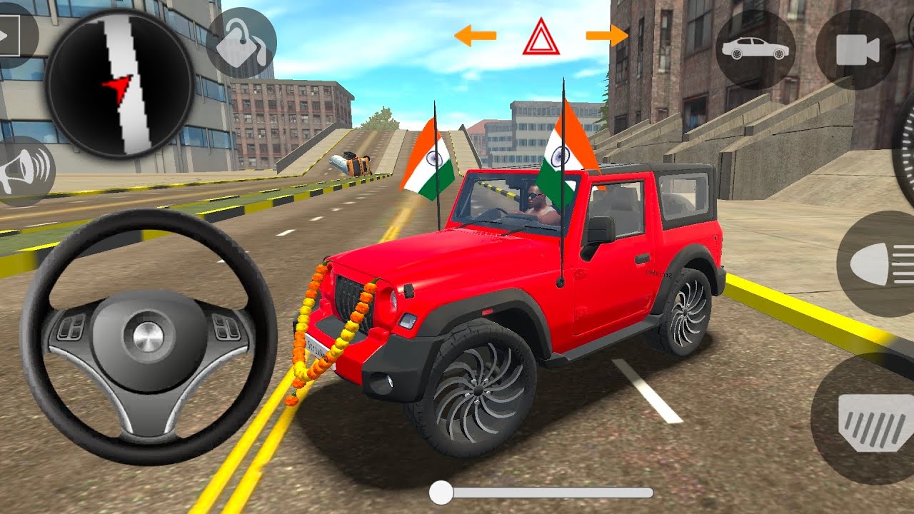 Thar wala Game Franklin Order Red Colour Thar in India Indian Thar with 4x4 