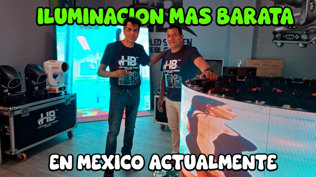 LO MAS NUEVO DEL 2025 EN ILUMINACION PARA SONIDEROS... Y BARATO pantallas, beam , rayo lasser..