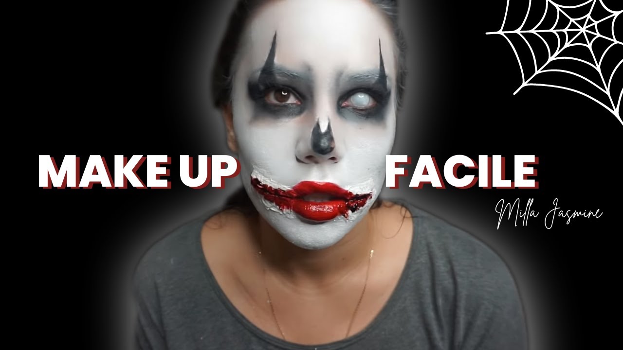 Maquillage halloween facile by Milla Jasmine