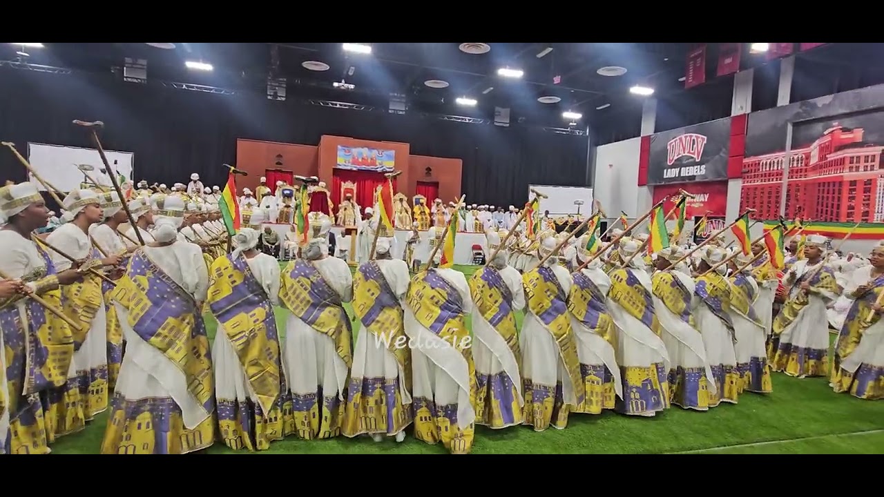 የጥምቀት አንገርጋሪ፣ ዝማሜ በተክሌ  አቋቋም እና ወረብ በላስ ቬጋስ ሐመረ ኖኅ መዘምራን 