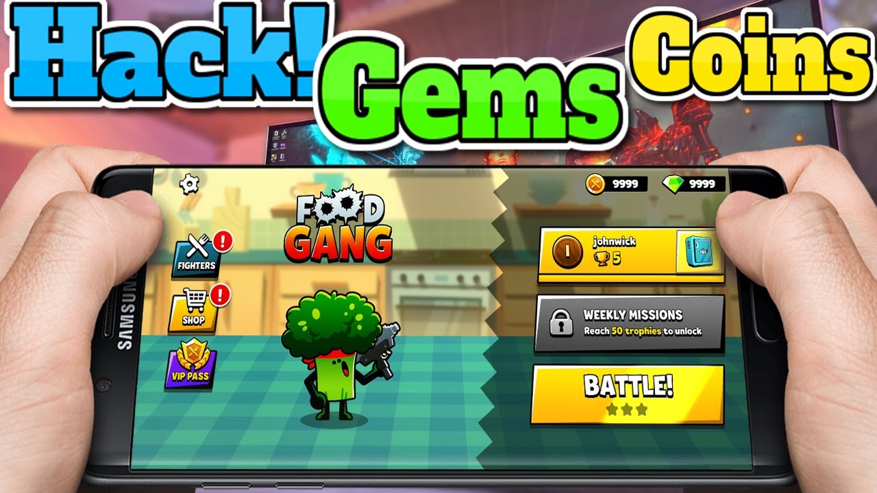 Food Gang Mod Gems And Coins | Food Gang Hack | Food Gang Unlimited Gems