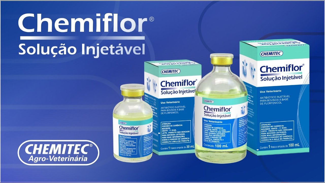 Antibiótico Chemiflor® Solução Injetável | Chemitec®