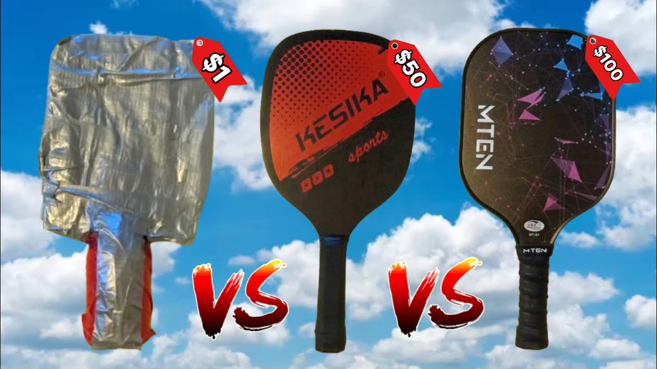 $1 vs $50 vs $100 Pickleball Paddle - Which is the Best?