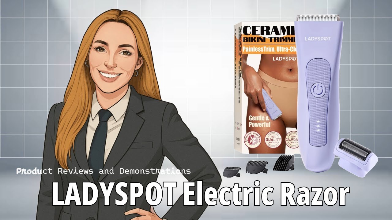 LADYSPOT Electric Razors for Women | Best Razor For Travel and Sensitive Skin