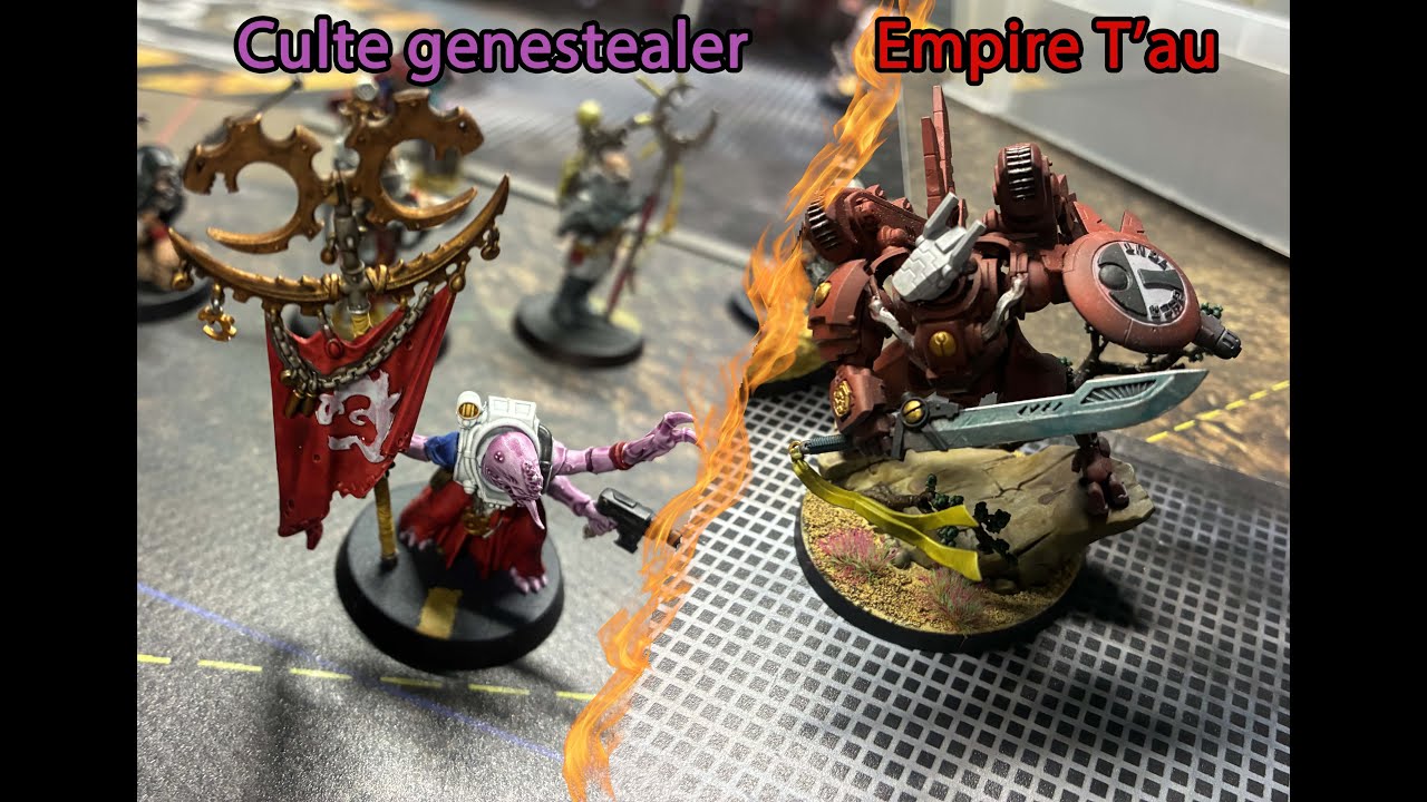 V10- Genestealer cult vs t au empire - warhammer 40k - 2000 pts