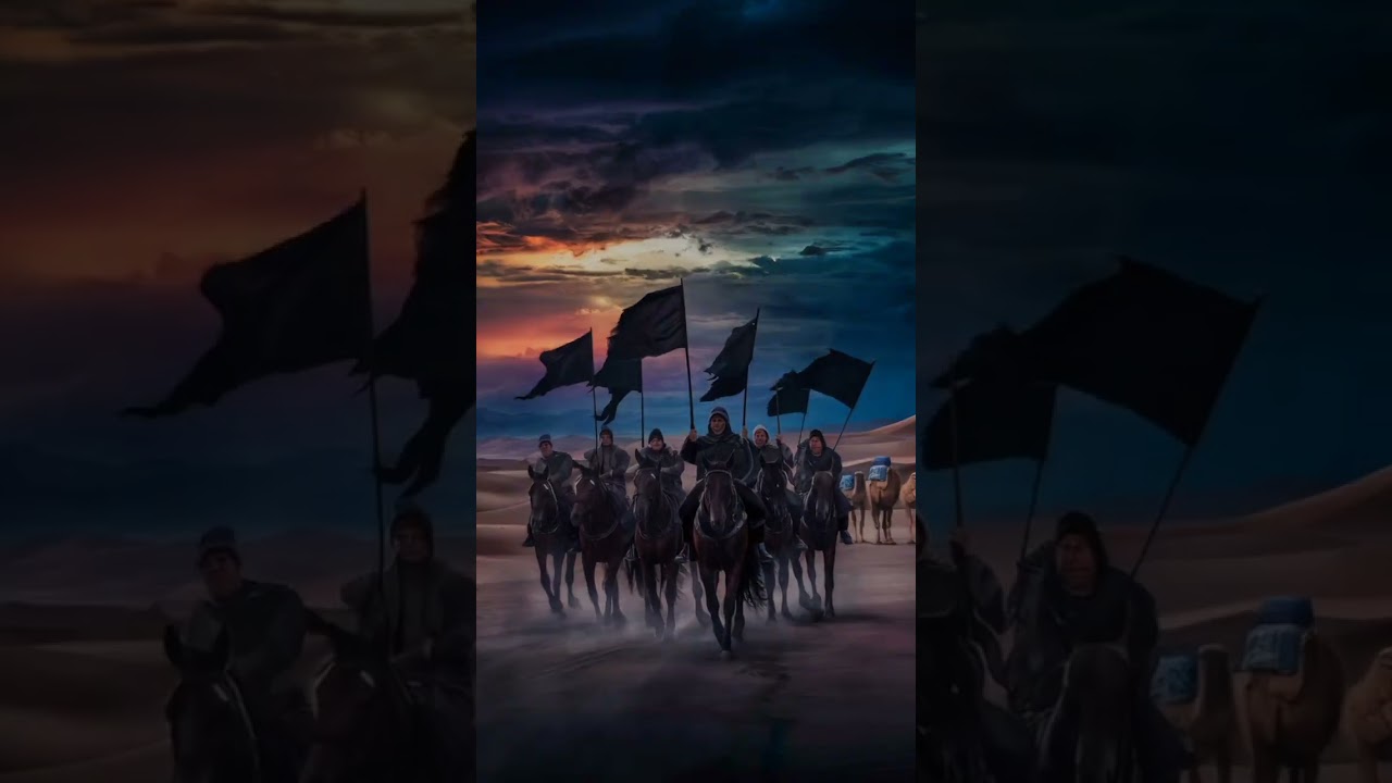 Army of Mahdi|Khorasan Army with Black flags|#shortvideo