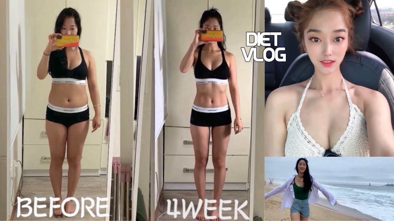 [옥건 VLOG] 한달 58kg 👉🏻49kg 다이어트 브이로그 / 필라테스 강사 다이어트 브이로그 #4 (11자 복근 만들기/다이어트 운동/식단)