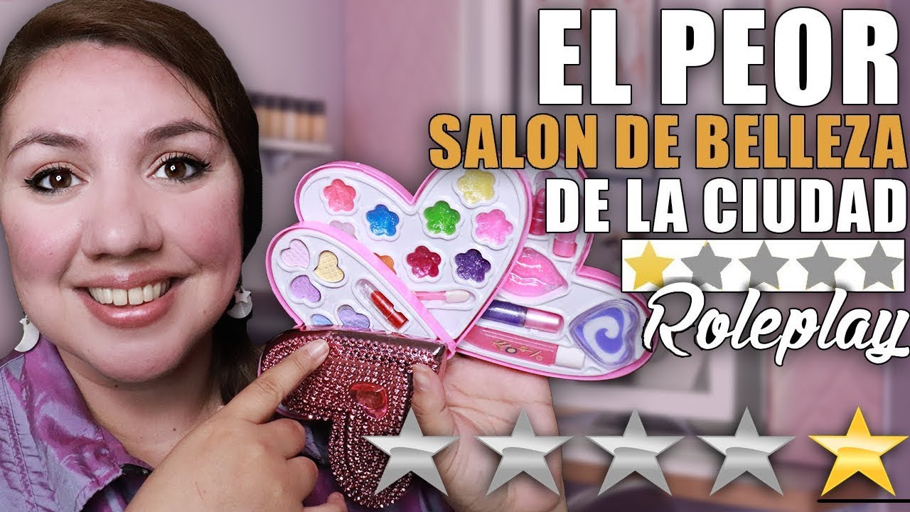 Maquillaje en el PEOR Salon de Belleza de la CIUDAD Con Maquillaje Falso! | ASMR Español