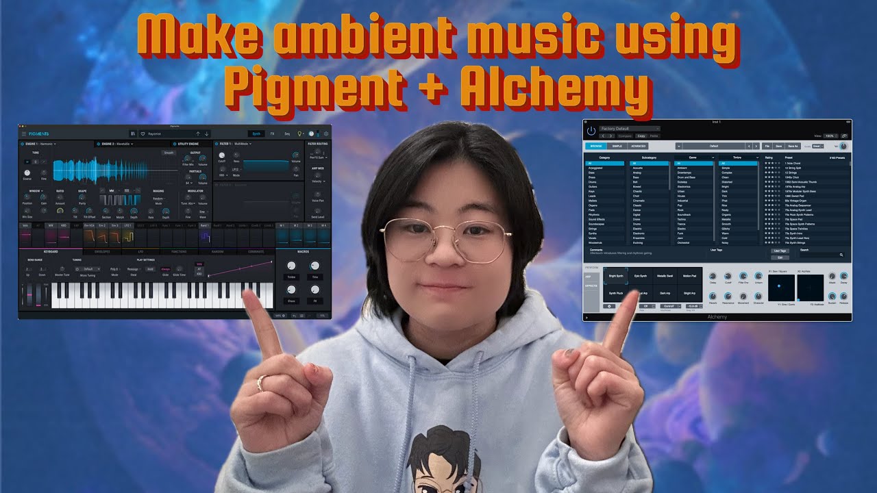 How To Make an Ambient Track In Logic Pro X Using Pigment + Alchemy | Song Breakdown