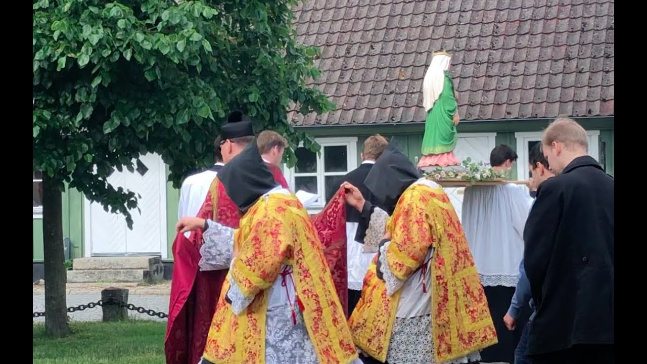 Procession med den heliga Thora i Torekov