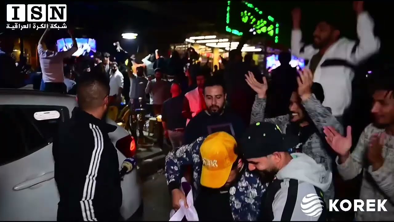 شوارع العاصمة بغداد تكتض بعشاق المنتخب الارجنتيني بعد التتويج بكأس العالم ..