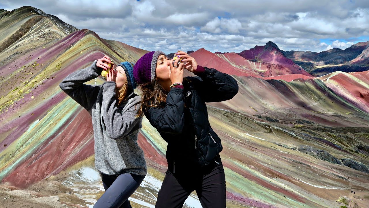 Stunning Rainbow Mountain in Peru! #MadeWithRush