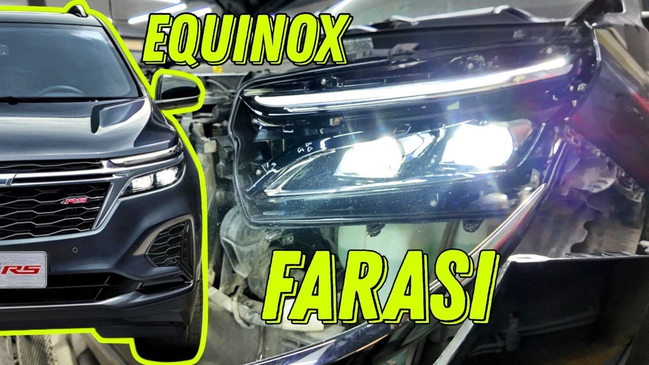 CHEVROLET EQUINOX UCHUN KUCHLI BI-LED LINZALAR! / УЛУЧШЕНИЕ СВЕТА ФАР