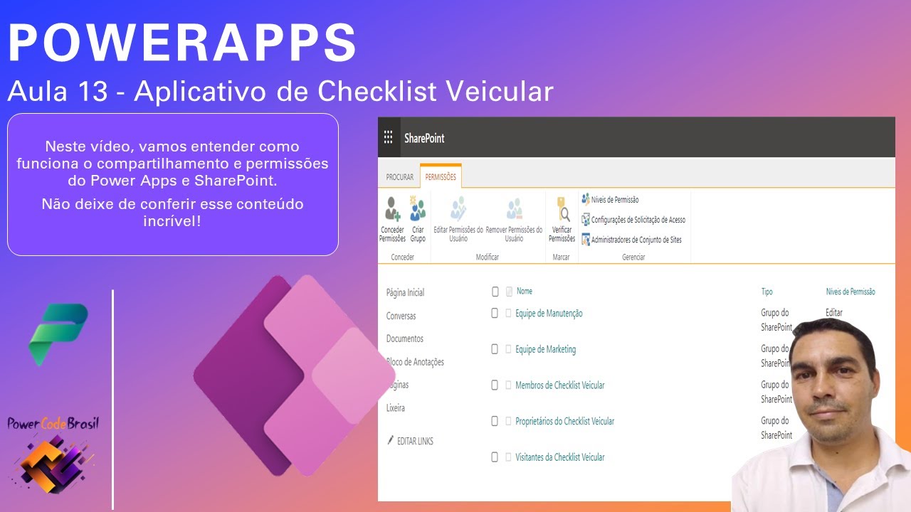 [Power Apps]   Aula 13 - Aplicativo de Checklist Veicular
