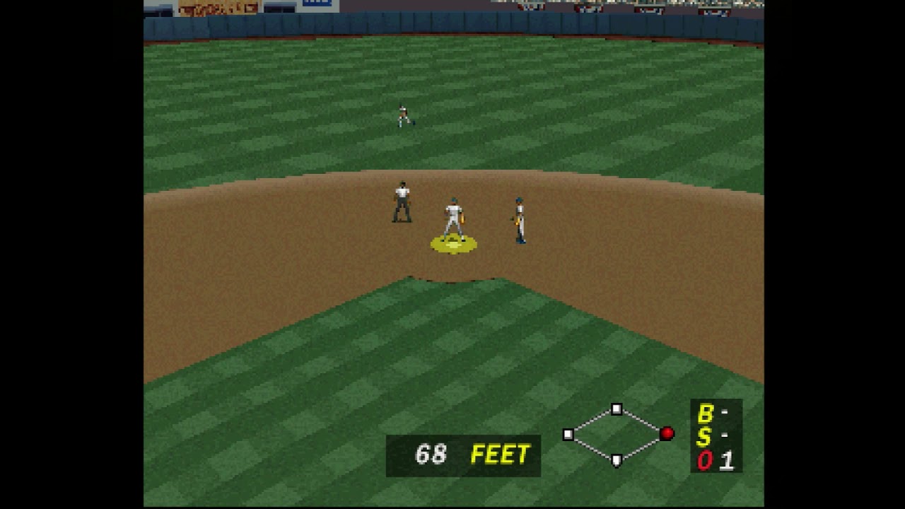 MLB Pennant Race Gameplay (PS1) 1080p HD No Commentary