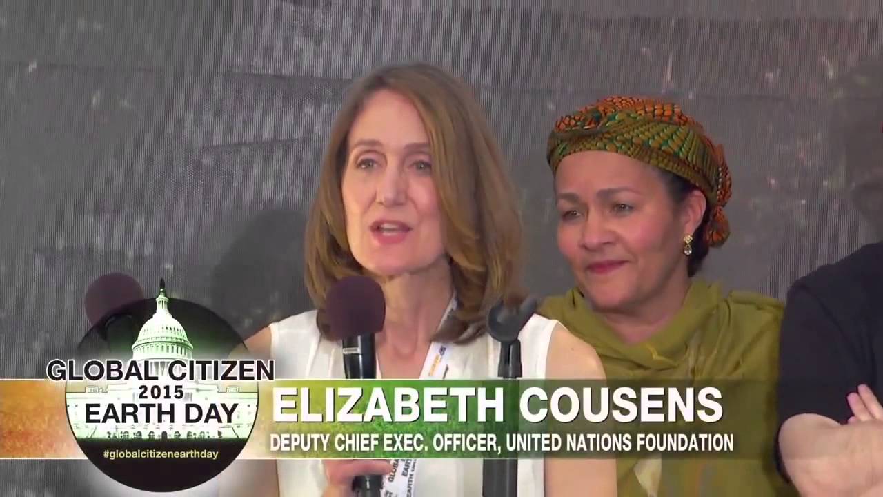 Hugh Evans, Amina Mohammed, Elizabeth Cousens, Michael Elliot, Kweku Mandela