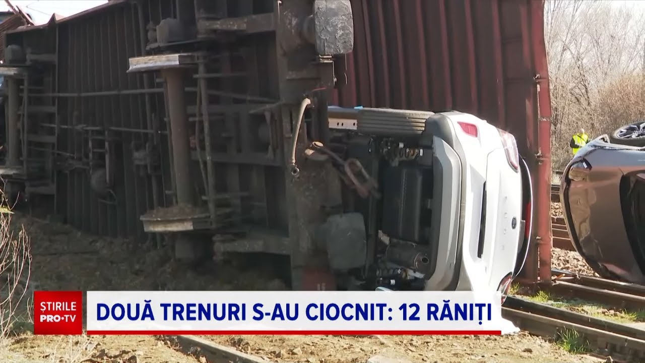 ANIMAȚIE GRAFICĂ. Cum s-a produs accidentul feroviar din Roșiori de Vede