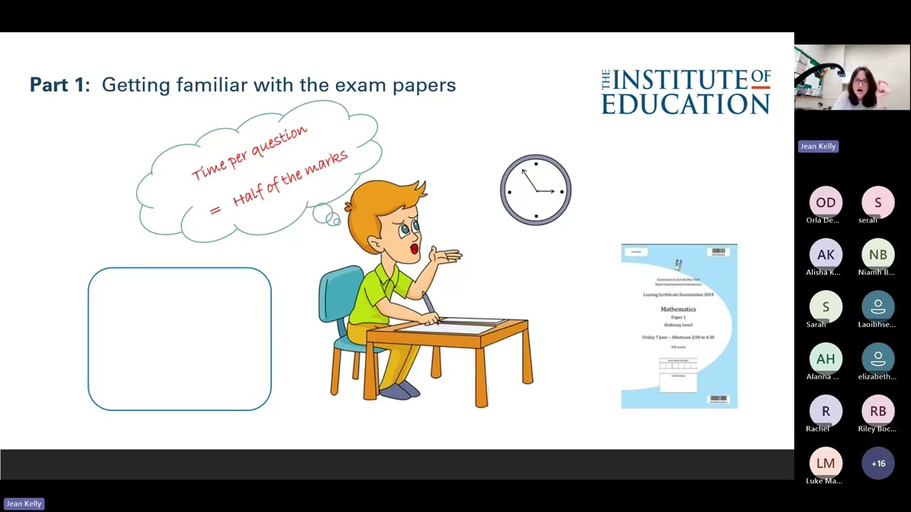 Leaving Certificate Masterclass Series 2026 - Maths (O) with Jean Kelly
