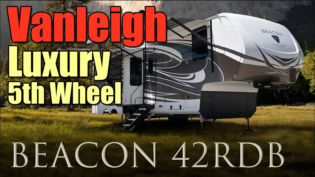AMAZING LUXURY! VanLeigh Beacon 42RDB 5th Wheel Review & Walk Through