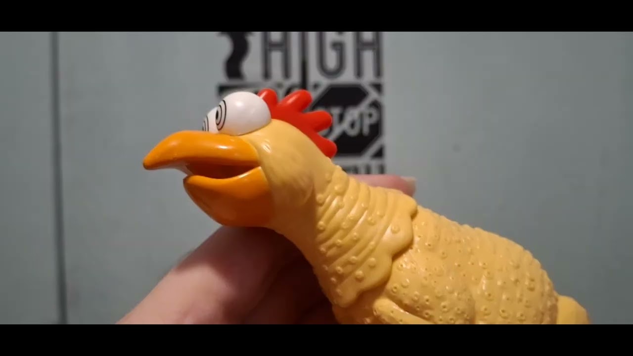 Barnyard Babblers Easter Chicken candy toy.
