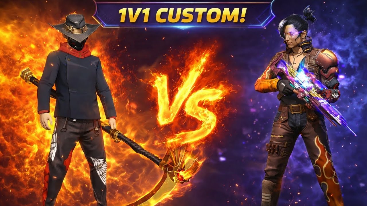 #free fire.1 vs 1.  A random player call me now and then I am back in my prime version.👿👿  