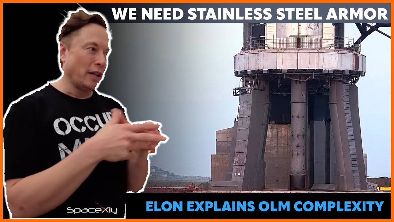 Elon Musk explains the complexity of the Orbital Launch Mount ahead of Starship Flight | SpaceX