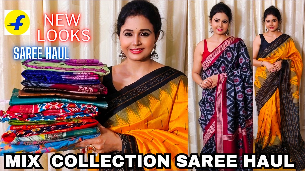 Flipkart Saree Haul / Flipkart party & wedding wear saree / kanjivaram ,Banarasi,Ikkat silk, patola