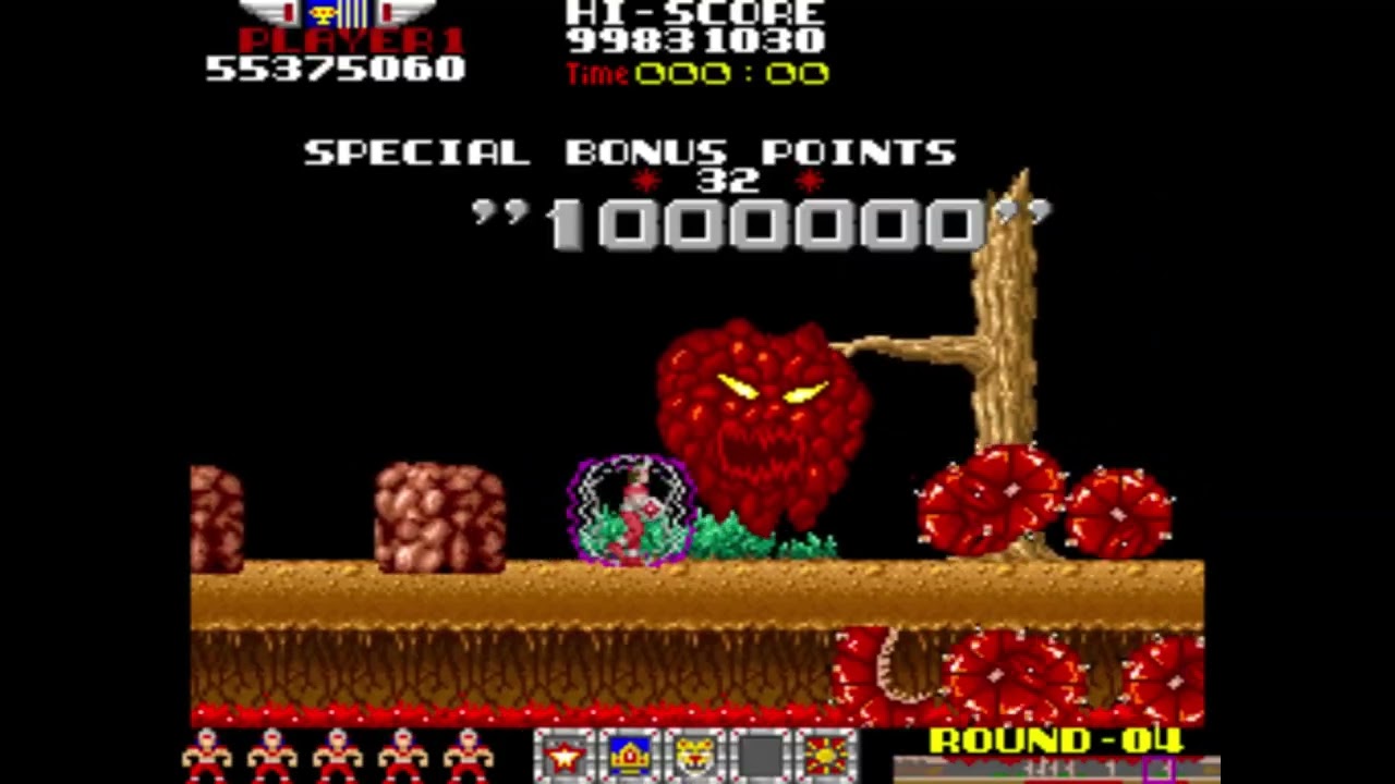 【ARCADE】アルゴスの戦士／RYGAR　※もし、PL1で常に空から Indra's secret parchment が落ちて来るようになったらゲームはどうなるか？
