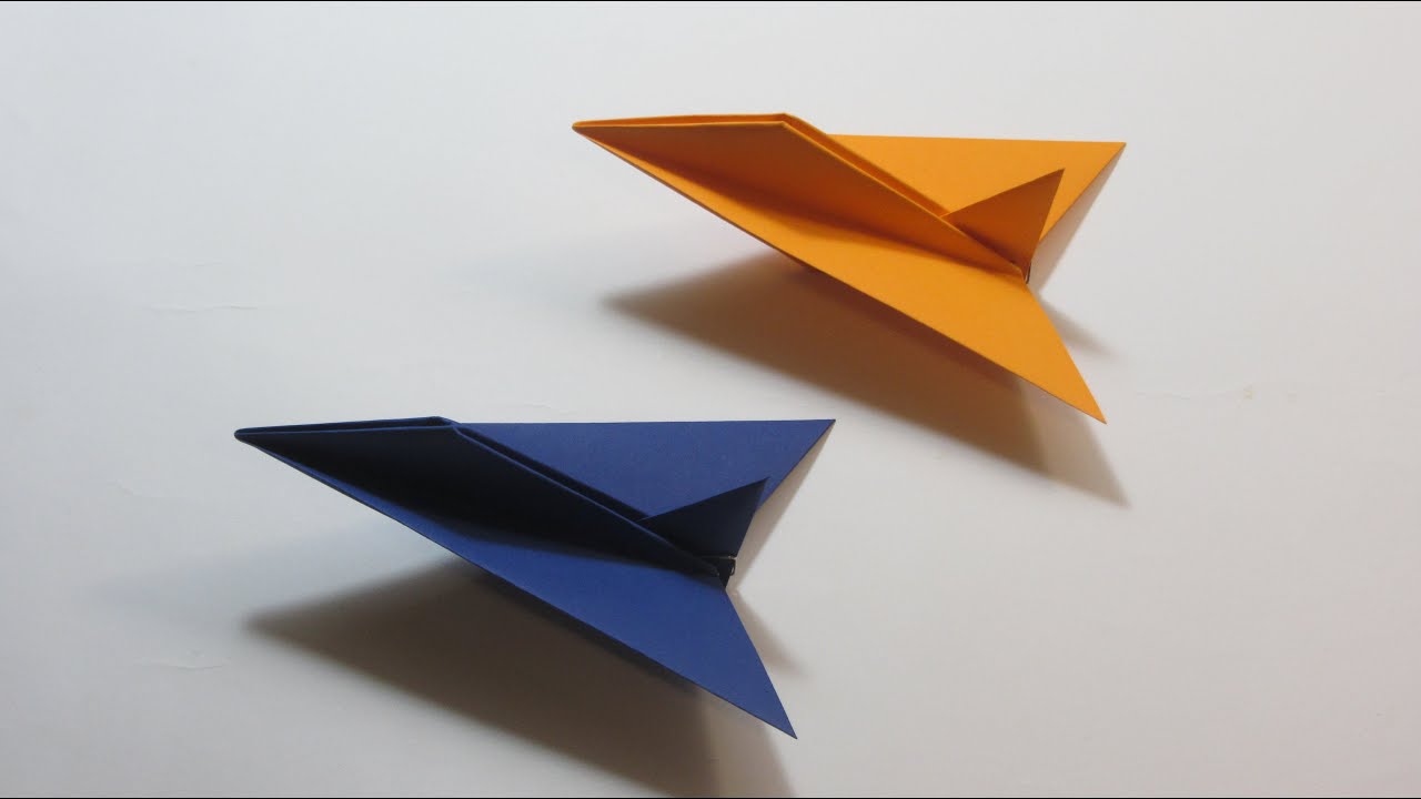 Как Легко сделать Самолет Истребитель из бумаги Оригами | Origami paper Jet Plane
