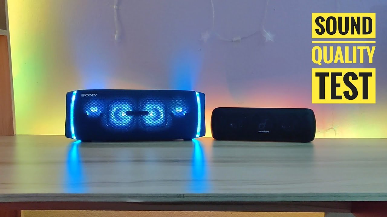 Sony srs xb43 vs Anker Motion+ Sound Quality Test!!✨