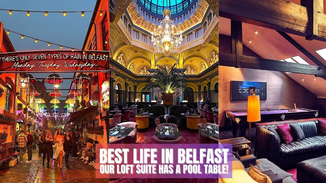 Ultimate Guide to BELFAST city centre & Malmaison Belfast incredible suite have to see to believe!