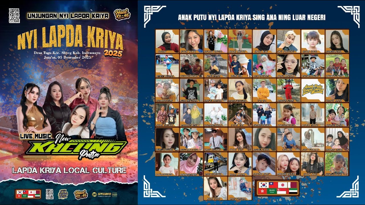 LIVE MUSIC NEW KACUNG PUTRA || ACARA UNJUNGAN NYI LAPDA KRIYA || DESA TUGU || 05 DESEMBER 2025 MALAM