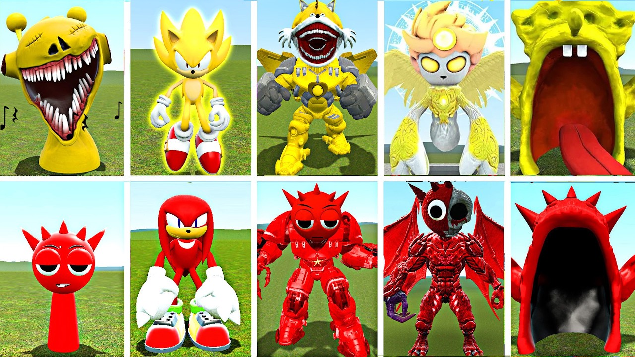 NEW EVOLUTION!CURSED SUPER SONIC vs KNUCKLES | BEST BATTLE in GARRY'S MOD (2026) | WHO WIN?