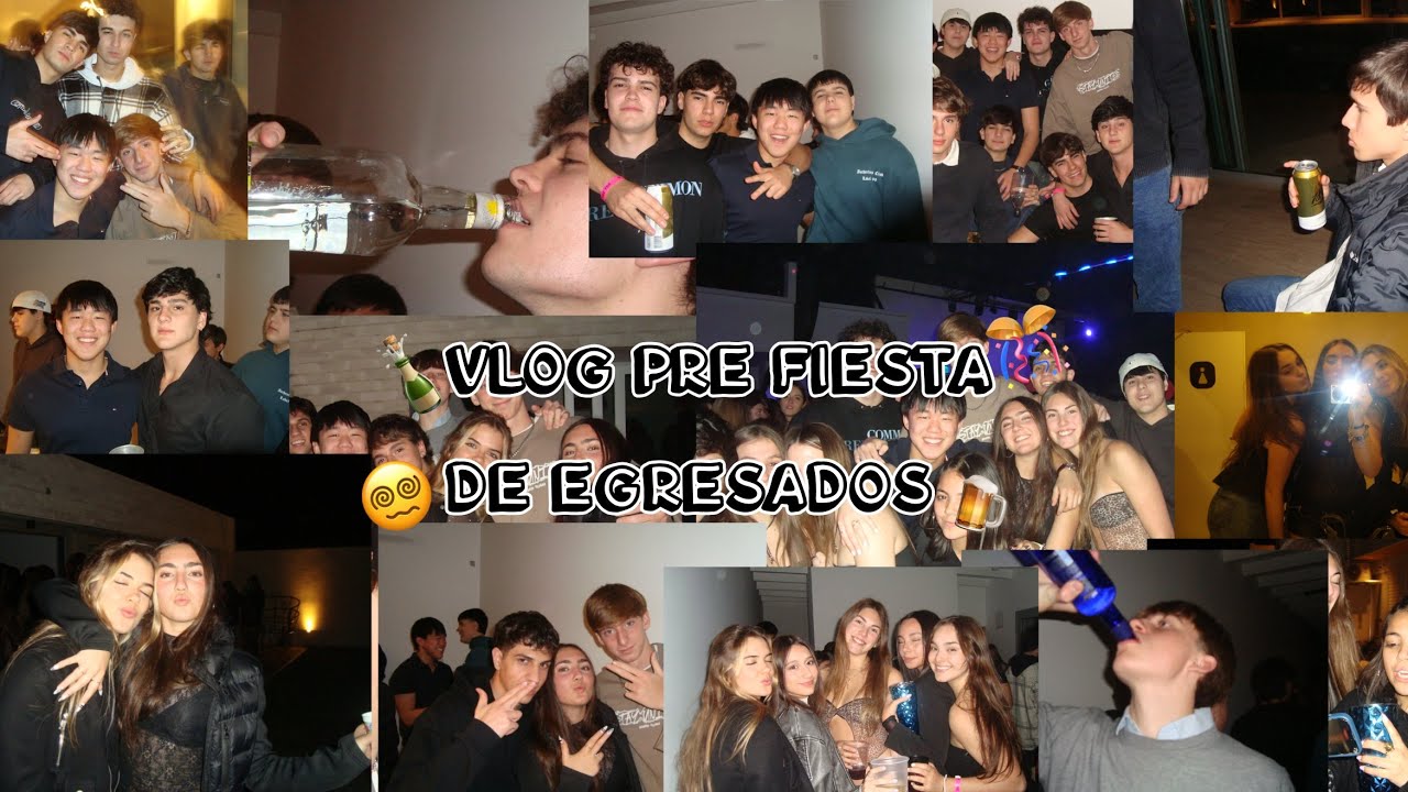 Vlog pre fiesta de egresados (MUCHO alcohol)