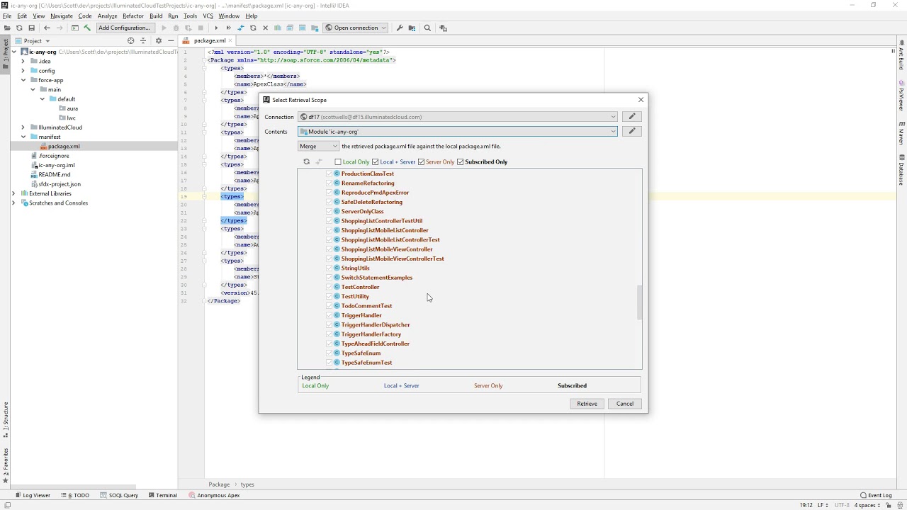 Illuminated Cloud 2 SFDX Develop Against Any Org Support