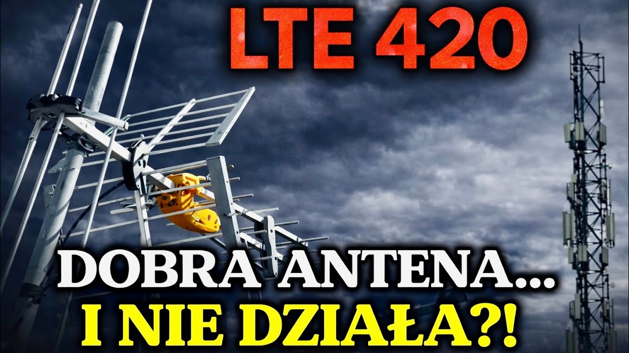 Dlaczego &bdquo;najlepsza&rdquo; antena nie działa? LTE 420 i przesterowanie instalacji 