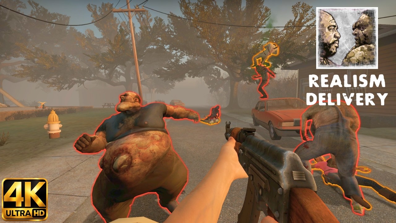 LEFT 4 DEAD 2 - REALISM DELIVERY VERSUS - HARD RAIN - NEW MODE!