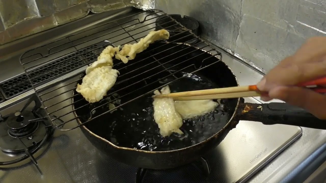 男の料理Part 8 ②　サヨリの天ぷら