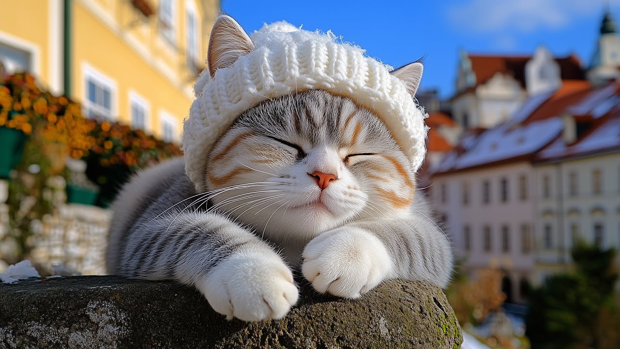 12 Hours Of Calming Music for Cats 😻 Winter Home Silence for Long Stress Free Sleep ❄️🐾Cat TV No Ads