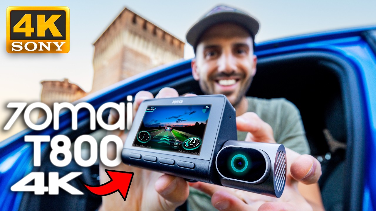 NUOVA 70mai 4K T800: la DASH CAM a 3 canali che protegge tutta l’auto