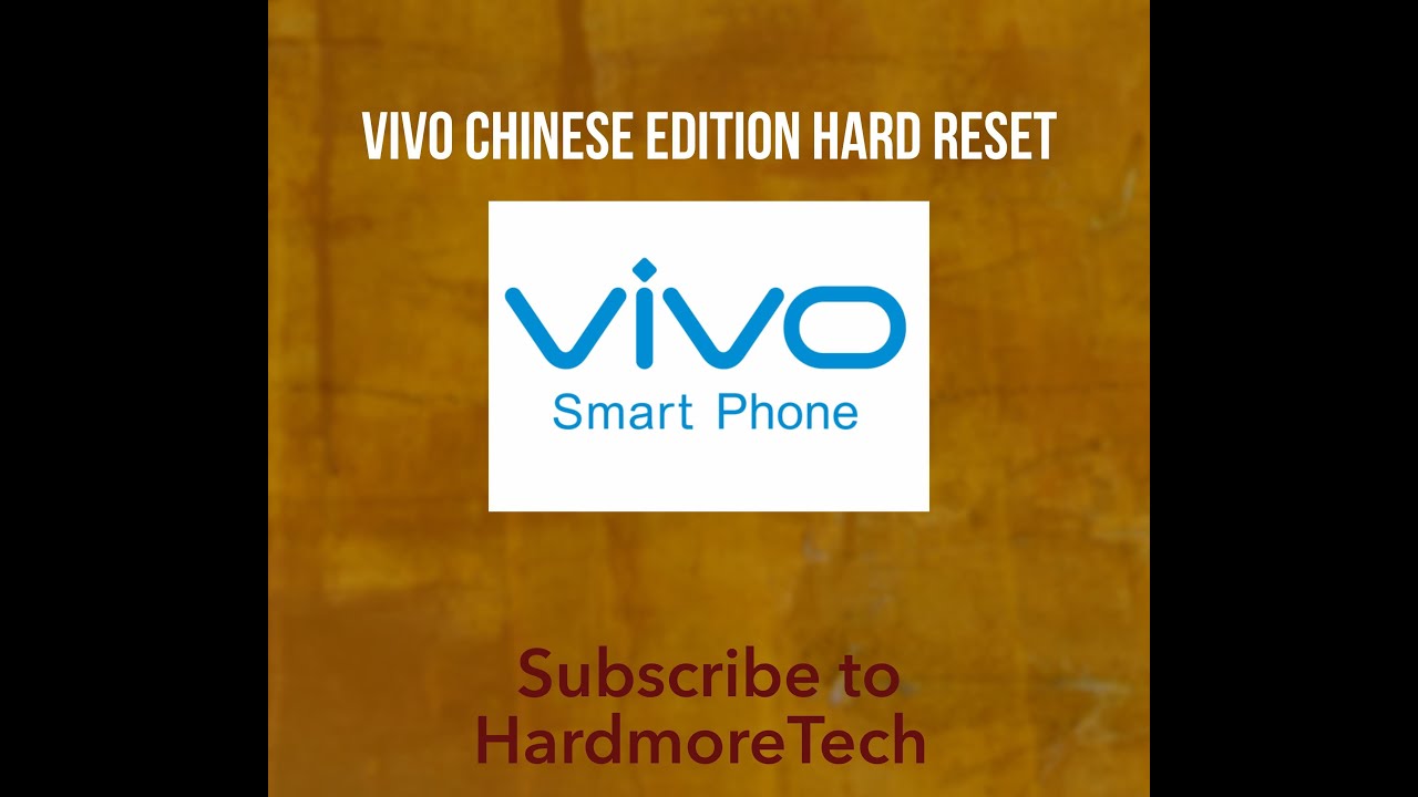 VIVO Chinese language hard reset method 100%