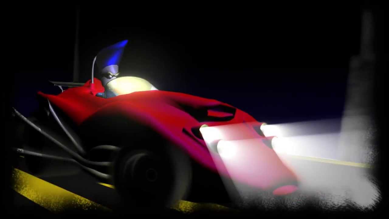 Android Character Driving Car