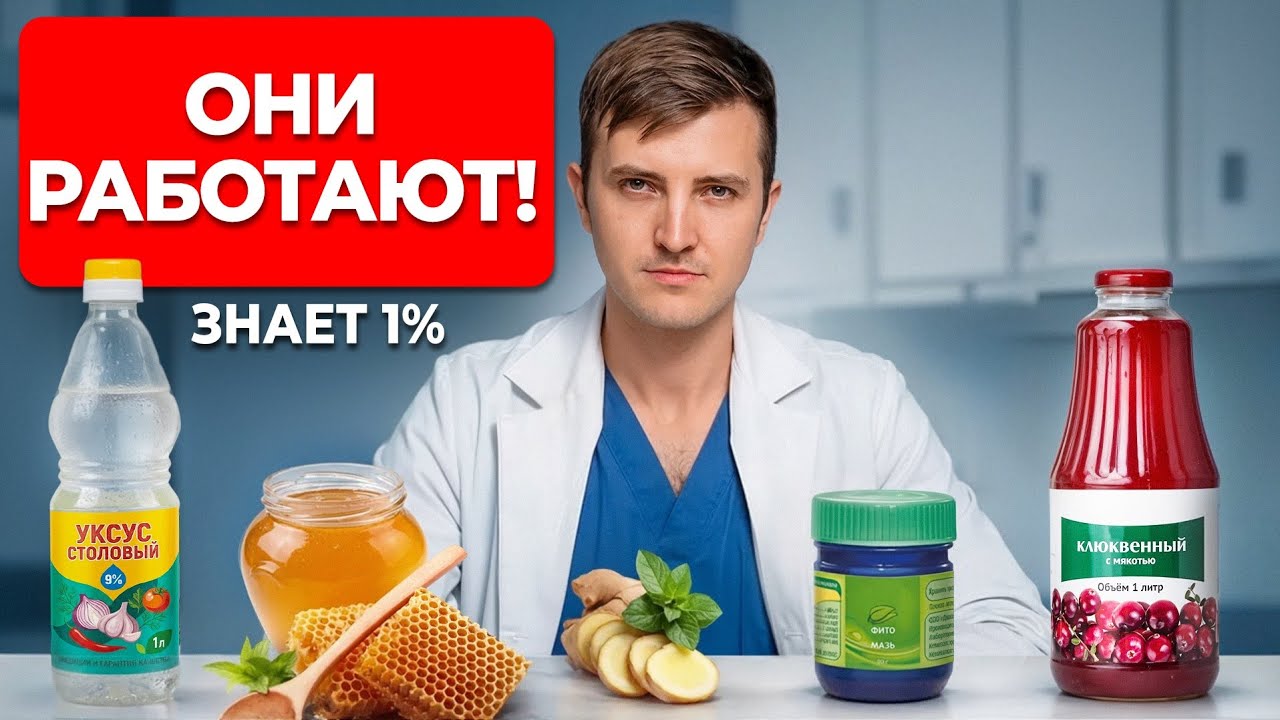 13 НАРОДНЫХ средств, которые РЕАЛЬНО РАБОТАЮТ! Сохрани здоровье