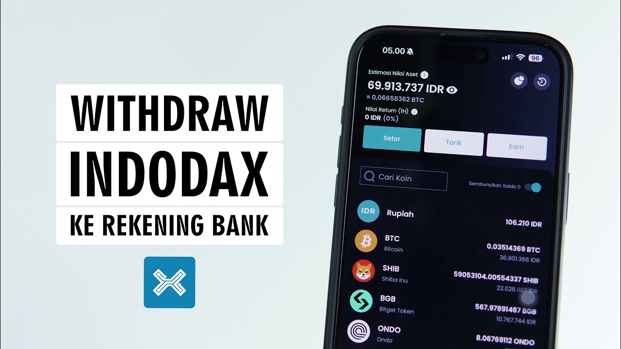 Cara Withdraw Saldo Indodax Ke Rekening Bank