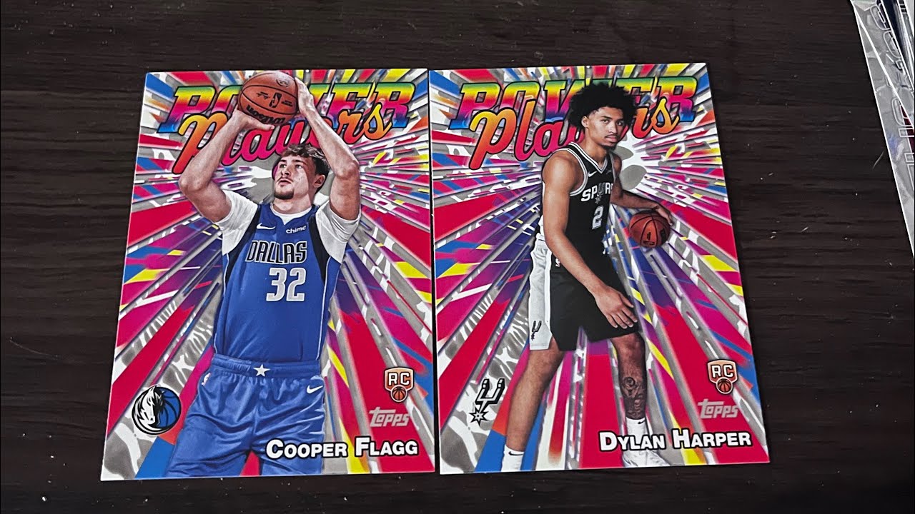 Had to Try - 2025-26 Topps Basketball Flsgship Hanger Rip (2) Cooper Flagg and Dylan Harper 