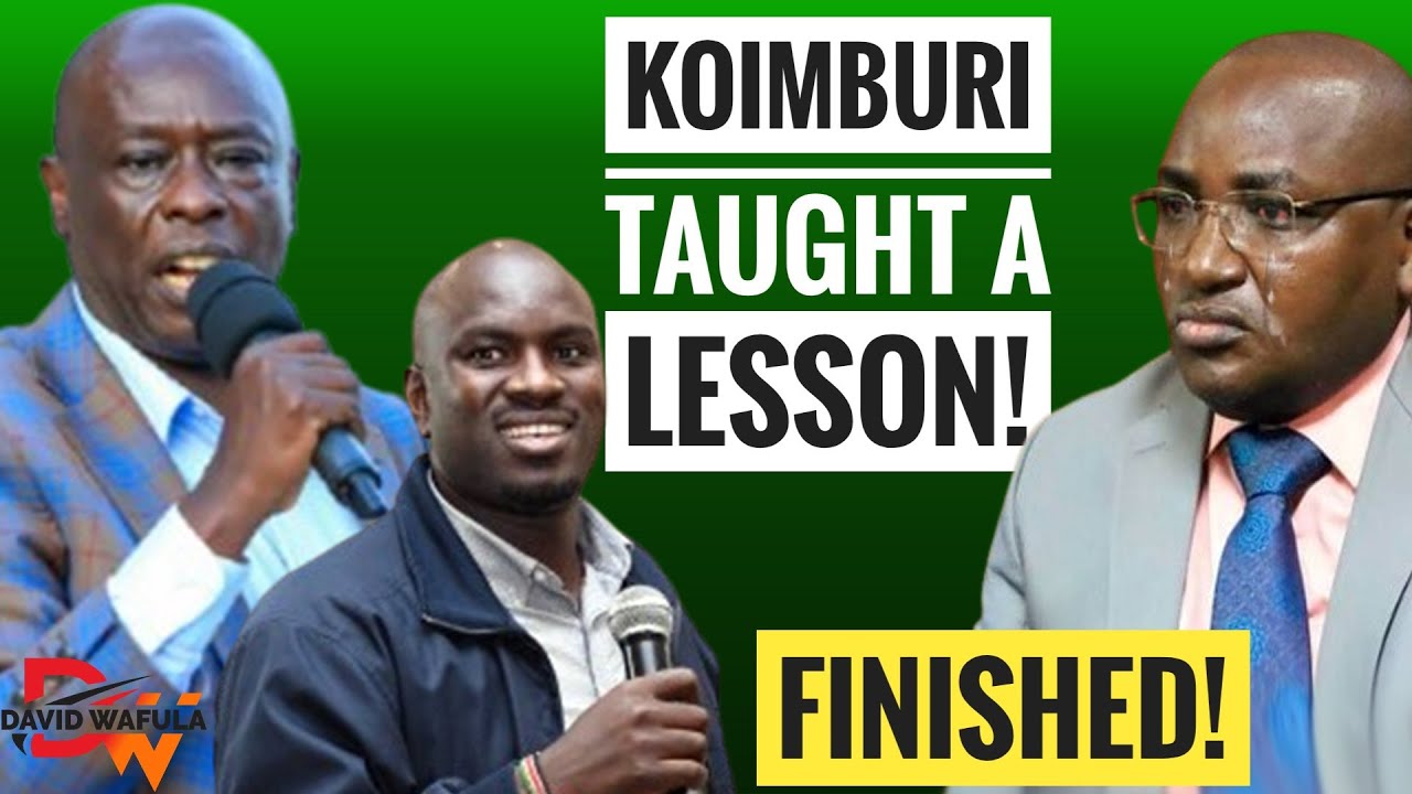 FINALLY! RIGATHI EXPOSES KOIMBURI'S DECEIT TO ALL KENYANS! NO ESCAPE!