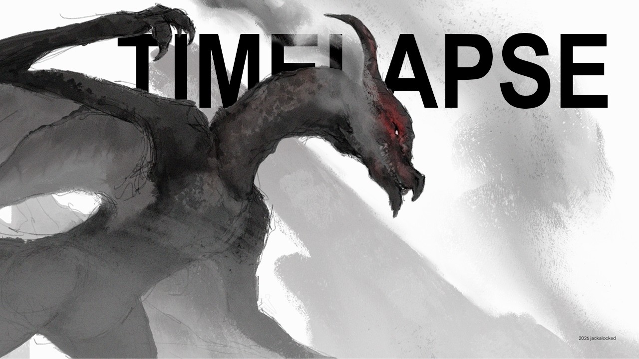 Dragão - Art timelapse