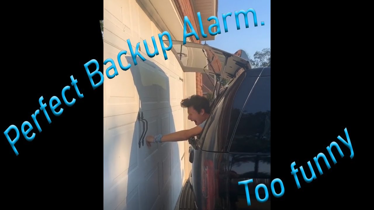 Backup Alarm ,Human Parking Sensor...The BEST, FUNNY vehicle back-up SOUNDS @brysonstubbs #shorts