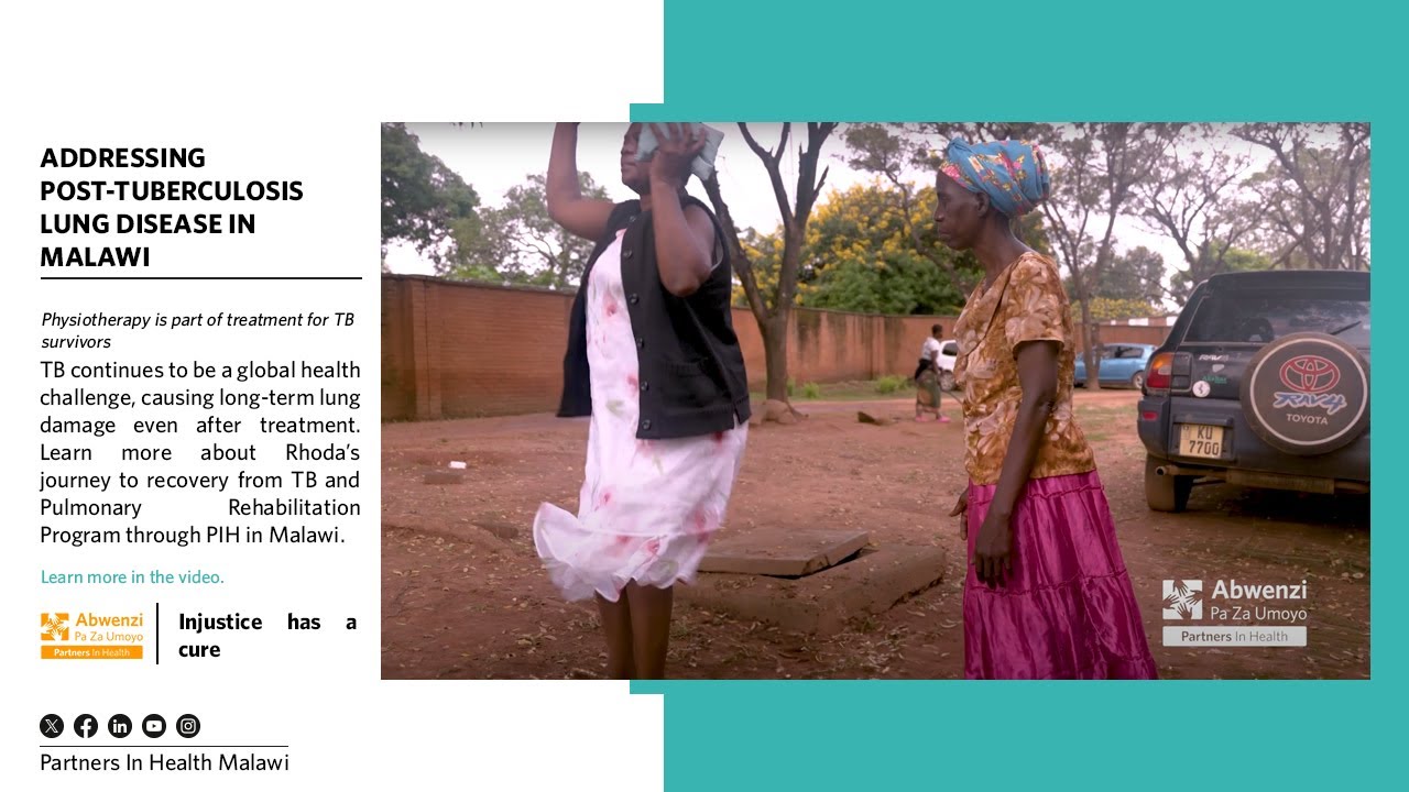 Physiotherapy is part of treatment for TB survivors