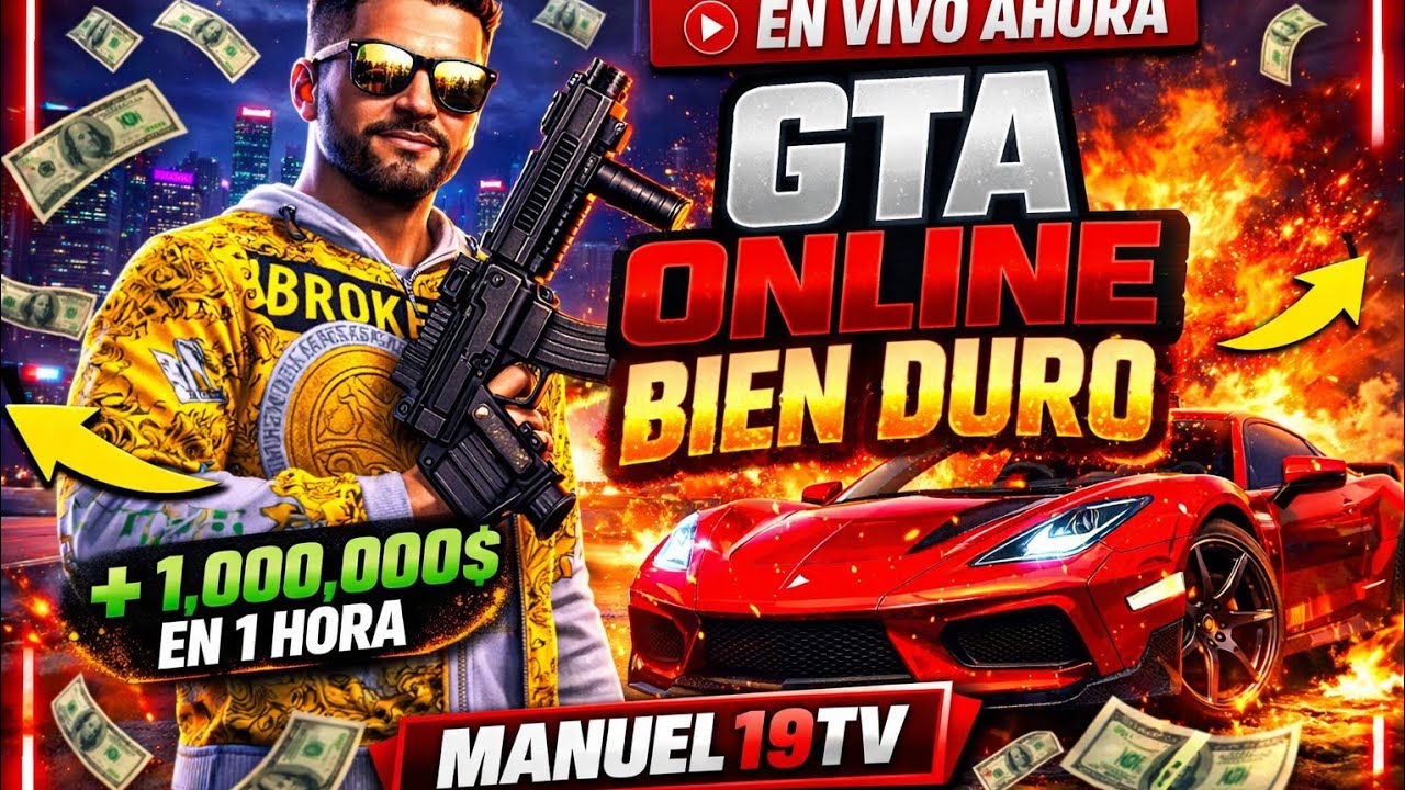 🎮 GTA ONLINE EN VIVO 🚗💨 Haciendo dinero y troleando 😂